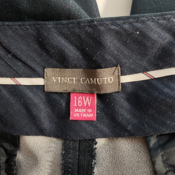 Vince Comuto Navy Blue Slacks - Picture 2 of 6